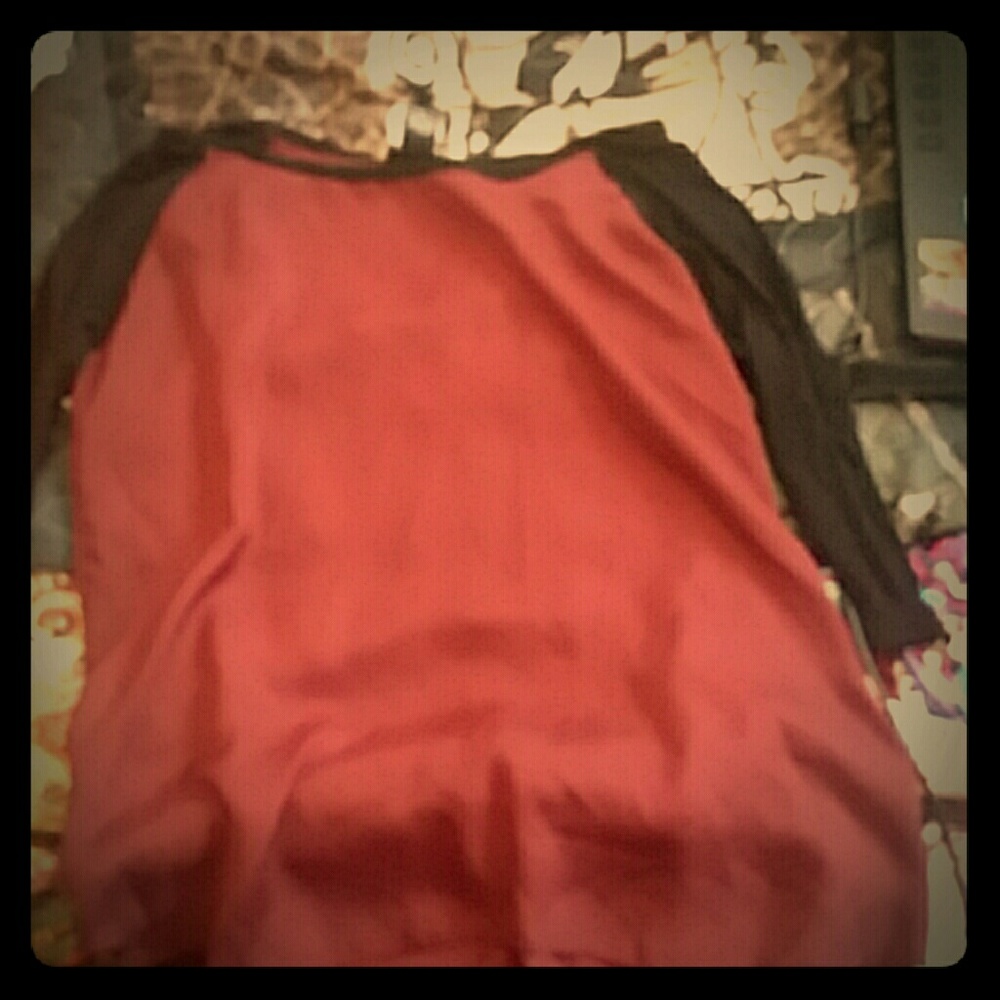 Red and black shirt